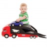 Didelis žaislinis 72 cm sunkvežimis vilkikas su 2 mašinėlėmis | Raudonas | Little Tikes 